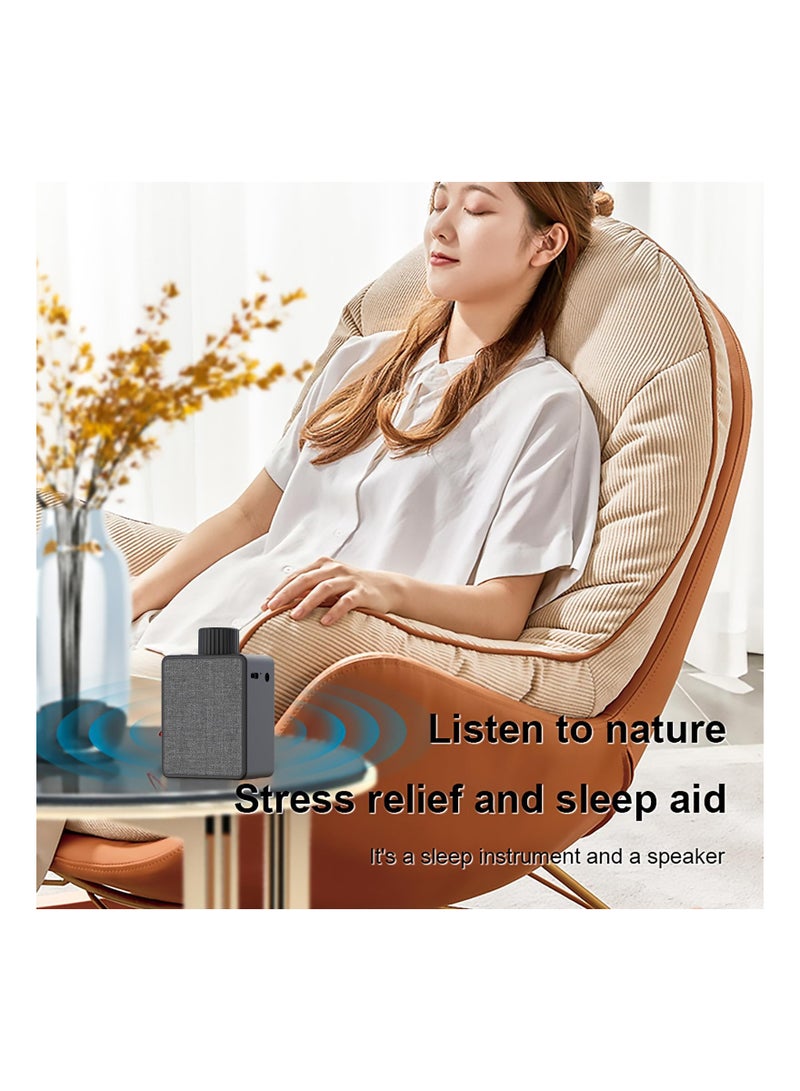 White Noise Sound Machine for Babies and Adults, 6 Soothing Natural Sounds, Volume Control, 3 Timer Settings, Perfect for Sleep, Travel, and Power Outages (Black) - Image 3
