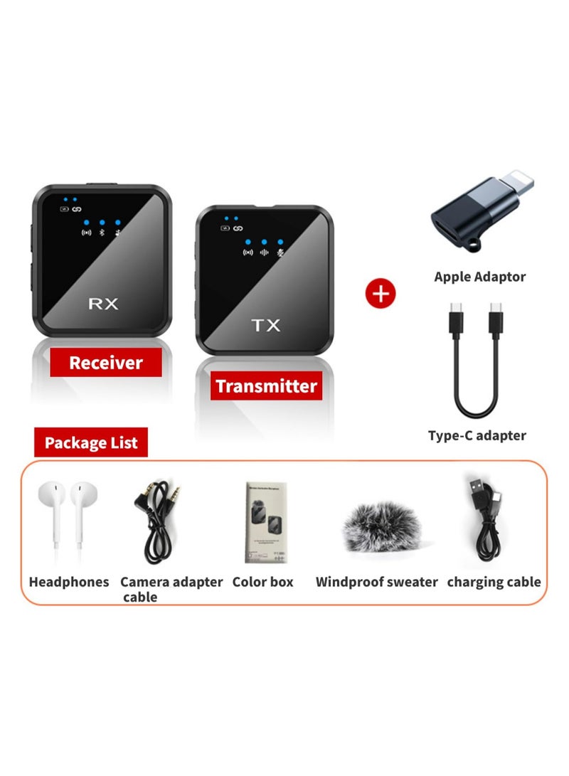 Wireless Lavalier Microphone for TikTok & Video Recording – Noise-Canceling Clip-On Mic for iPhone, Android, Cameras, and More – Perfect for Content Creators - Image 2