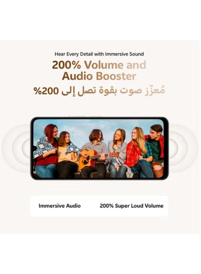 فيفو Y05 4G AI Dual SIM Black 4GB RAM 128GB With Exclusive Wired Earphones and Vivo Phone Holder And Protective Case And Charger In Box  - Middle East Version - Image 3
