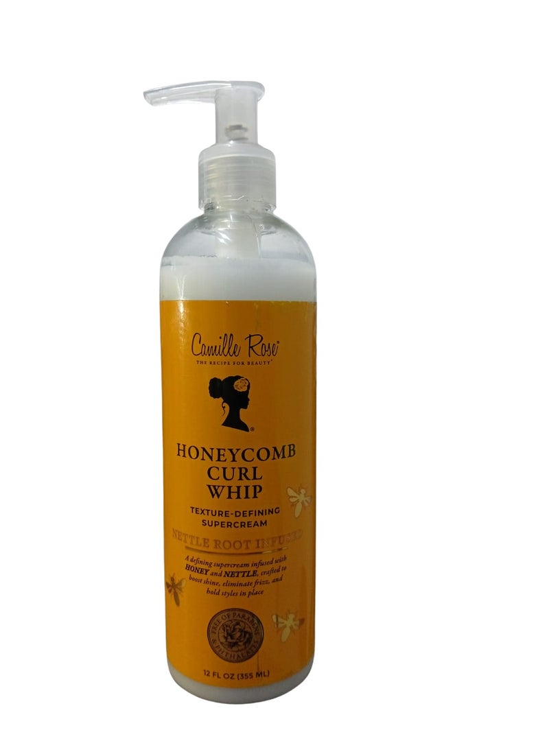 Camille Rose Camille Rose Super Cream Defining Texture Honeycomb Curl Whip for Hold, Nourish, Shine & Promote Hair Growth | With Honey & Nettle Root 