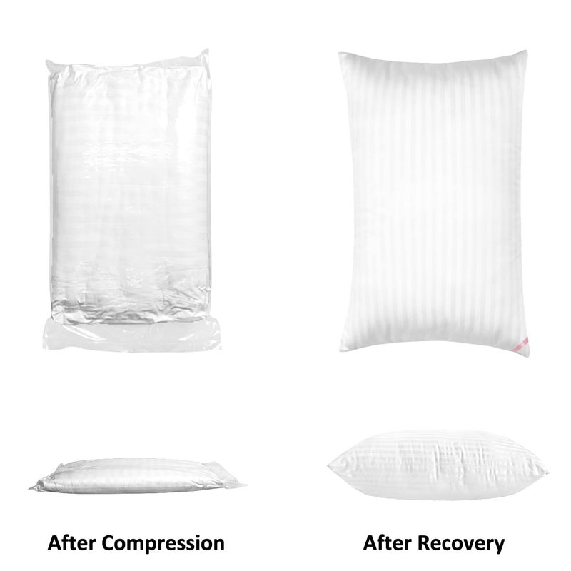 EIUE Hotel Collection Bed Pillows for Sleeping 2 Pack King Sizeï¼ŒPillows for Side and Back Sleepers,Super Soft Down Alternative Microfiber Filled Pillows,20 x 36 Inches - Image 5