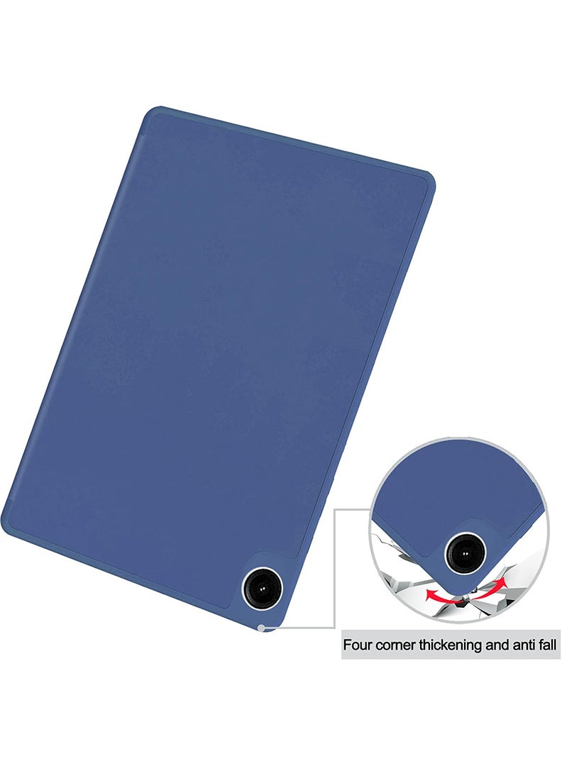Theodor Case for Samsung Galaxy Tab A9 8.7 inch (2023 Realeased),Multi Viewing Angles Premium Folio Stand Case with Soft TPU Back Cover for Galaxy Tab A9 2023 [Auto Wake/Sleep] Navy Blue  - Image 2