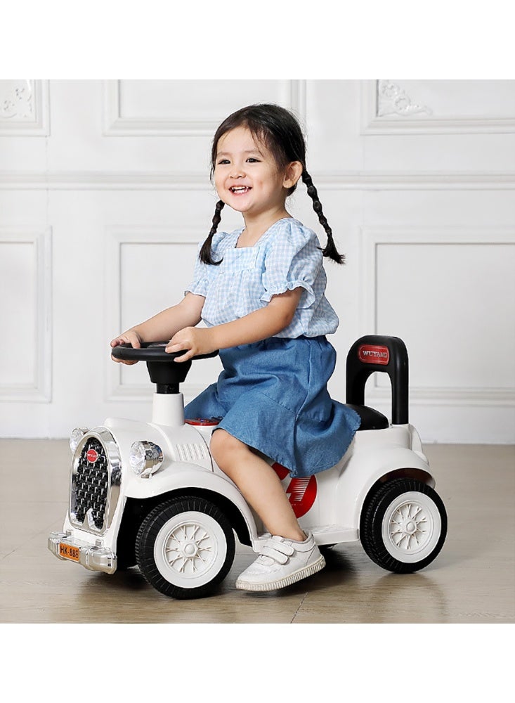 Trackless Ride On Train Set, 2 Seater Baby Ride On Toy Includes 1 Locomotive and 1 Carriage, Electric Toodler Kids Ride On Car with Music for Boys Girls 3+  - Image 4