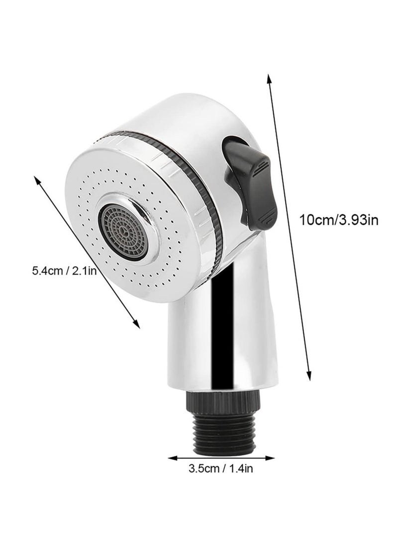 SYOSI, Salon Shampoo Shower Sink Sprayer Head, Bathroom Shower Head for Kids, Pedicure Spa, Side Control Button Stainless Steel Faucet Replacement for Pets Baby Hair Washing - Image 5