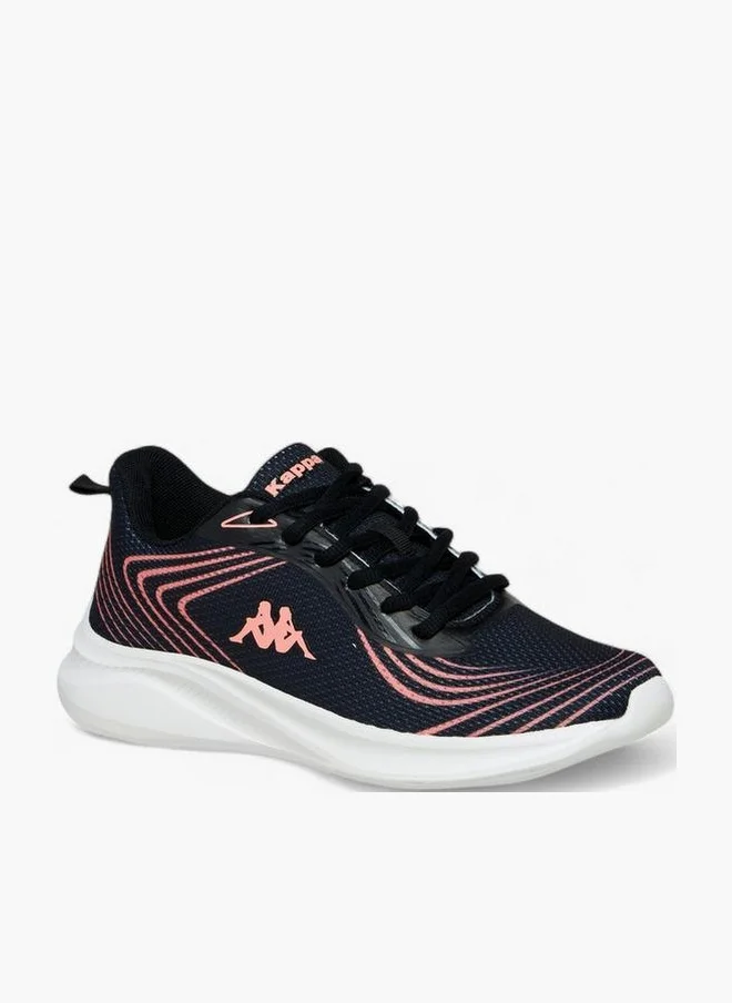 Kappa Women's Logo Print Lace-Up Sports Shoes