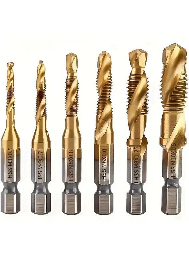 ROORUNS M3 To M12 High Speed Steel Screw Tap Set 4341 Long Style with Interchangeable Hexagonal Handle And Ergonomic Grip Wear Resistant Tapping Tool For Precision Thread Cutting In Metal - Image 4