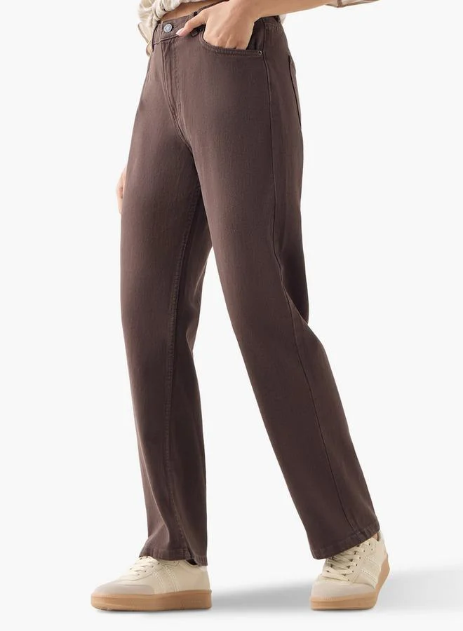 لي كوبر جينز لي كوبر بقصة مستقيمة مع جيوب