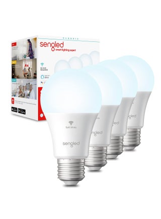 Sengled Alexa Wifi Light Bulb - Smart Bulbs That Work With Alexa Google Assistant  A19 Daylight  5000K  - No Hub Required  800Lm 60W High Cri 60 Equivalent  4 Count  Pack Of 1 - pzsku/Z47797C91ED6BADA53539Z/45/_/1720034973/80613d26-fb65-4fc4-bd53-5ed01c5883b7