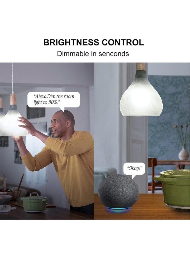 Sengled Alexa Wifi Light Bulb - Smart Bulbs That Work With Alexa Google Assistant  A19 Daylight  5000K  - No Hub Required  800Lm 60W High Cri 60 Equivalent  4 Count  Pack Of 1