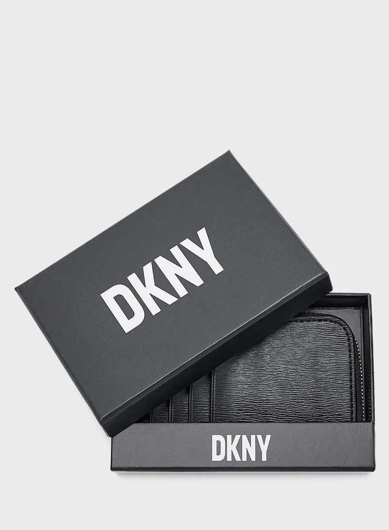 DKNY Perri Zip Around Card Case Wallets Bags