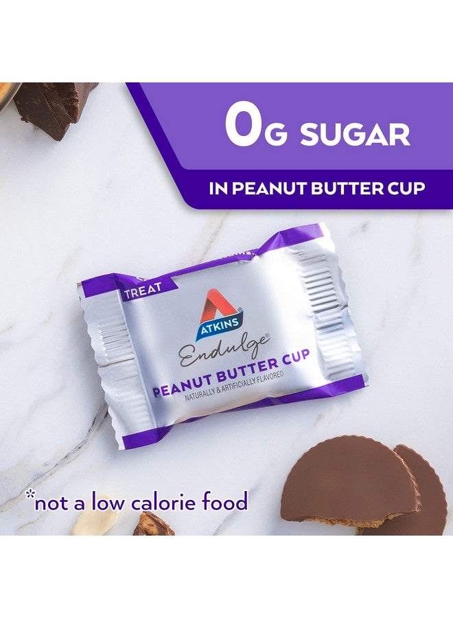 Atkins Endulge Peanut Butter Cups, Dessert Favorite, Low Carb, 0g Sugar, 60 Count - Image 3