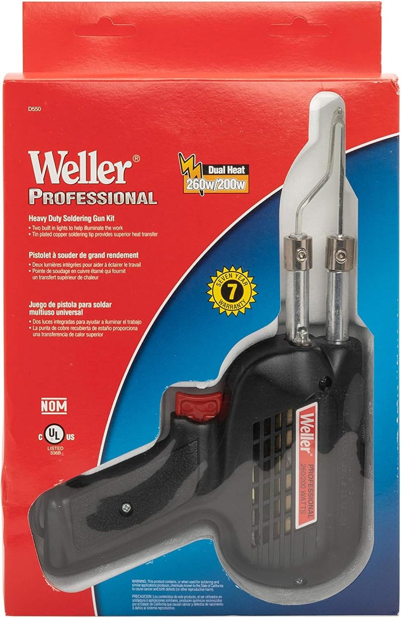 WELLER مسدس لحام مزدوج الحرارة D550 احترافي - Image 5