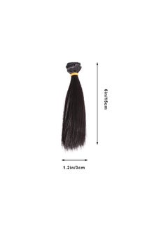 EXCEART Doll Diy Wig Straight Hair 5 Pcs Doll Straight Hair Wig Doll Wigs Doll Hair For Diy Wig Synthetic Doll Hair Wigs  - Image 2