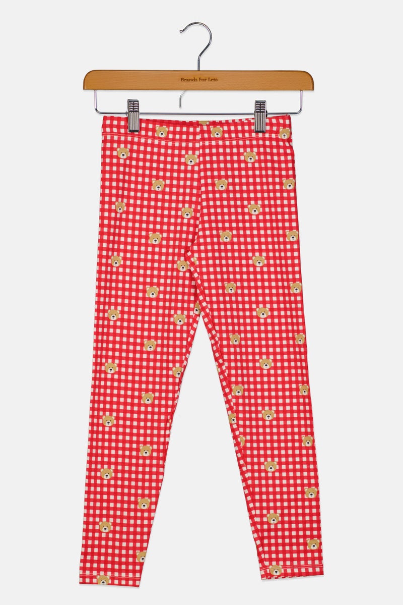 Hamleys Kids Girl Allover Print Pull On Leggings, Multicolor - Image 2