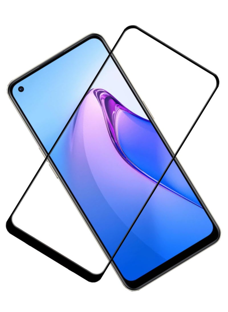 ACLIX Antistatic ESD Dustproof Premium Quality High Definition Tempered Glass Screen Protector Designed For Oppo Reno8 4G - Image 1