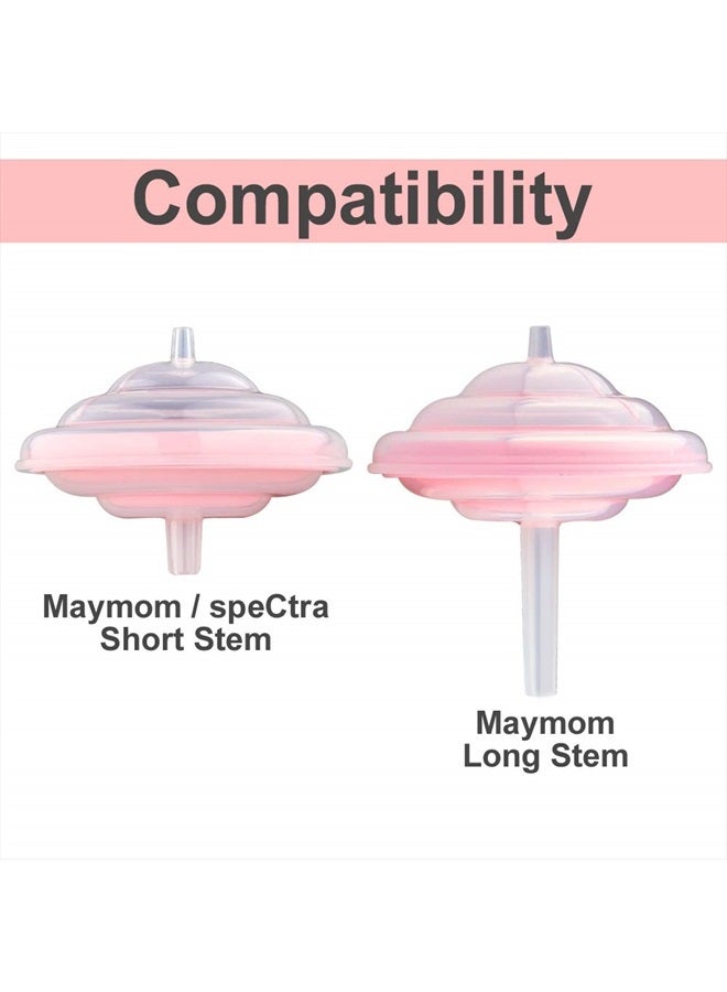 Maymom Silicone Membrane Diaphragm Designed for Spectra S1 S2 9 Plus Breastpump Backflow Protector Also for Maymom Backflow Protector Long Medium Short Stem, Not Original Spectra Accessories Pump Part - Image 3