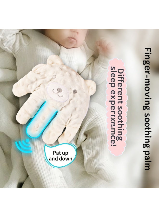 Baby Electric Patting Soothing Palm, Remote Control Automatic Sleep Aid Doll with Red Bean Inner Core, Simulates Mother's Hand Patting, Anti-Startle & Colic Relief Soother for Newborns Infants - Image 4