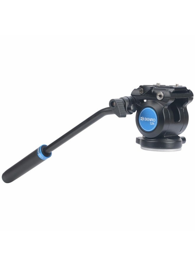 Benro S2n Hydraulic Head, Mirrorless And Dslr Camera Photography And Video Tripod, Monopod, Sliding Rail, Bird Photography, Dynamic Balance, Quick Release, Hand Hole, Damping Head - Image 1