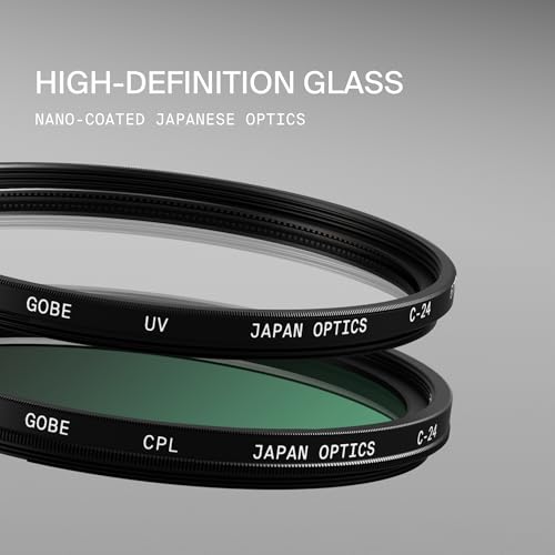 Gobe 72mm UV + Circular Polarizing (CPL) Lens Filter Kit - Image 2
