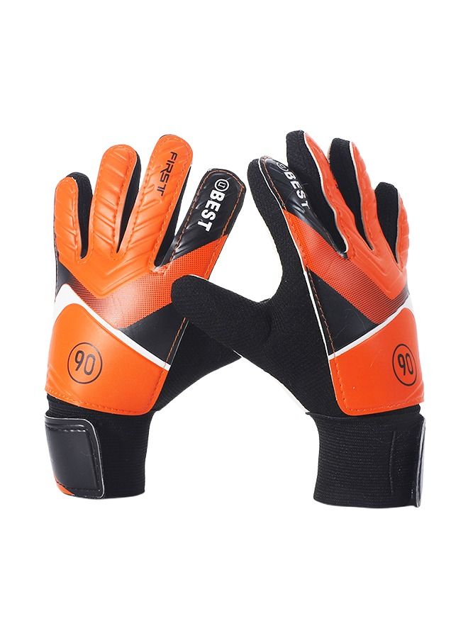 Best Youth Soccer Goalkeeper Gloves Orange - Image 1
