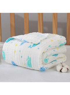 MOM'S HOME Baby Super Soft Absorbent Muslin 6 Layer Wash Towel100X100 Cm (0 3 Years)Designer Printed Any Design  - Image 4