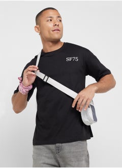 Seventy Five Graphic Print Oversized T-Shirt  - Image 2