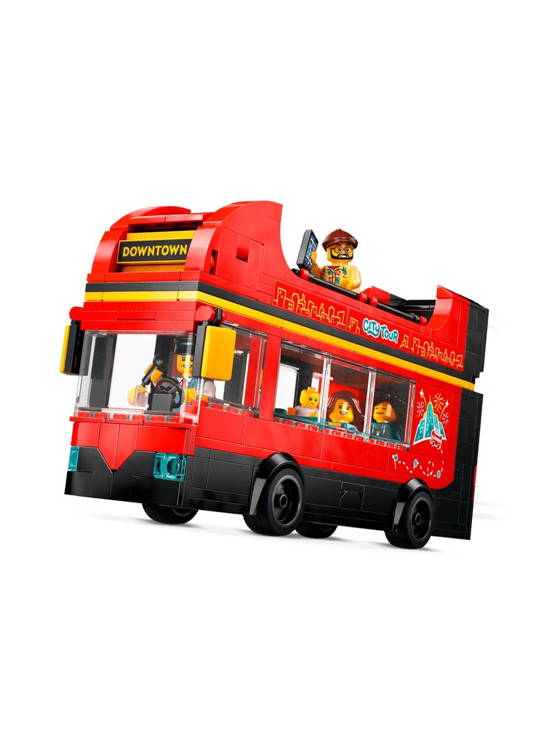 ليغو حافلة سياحية حمراء ذات طابقين - Image 3