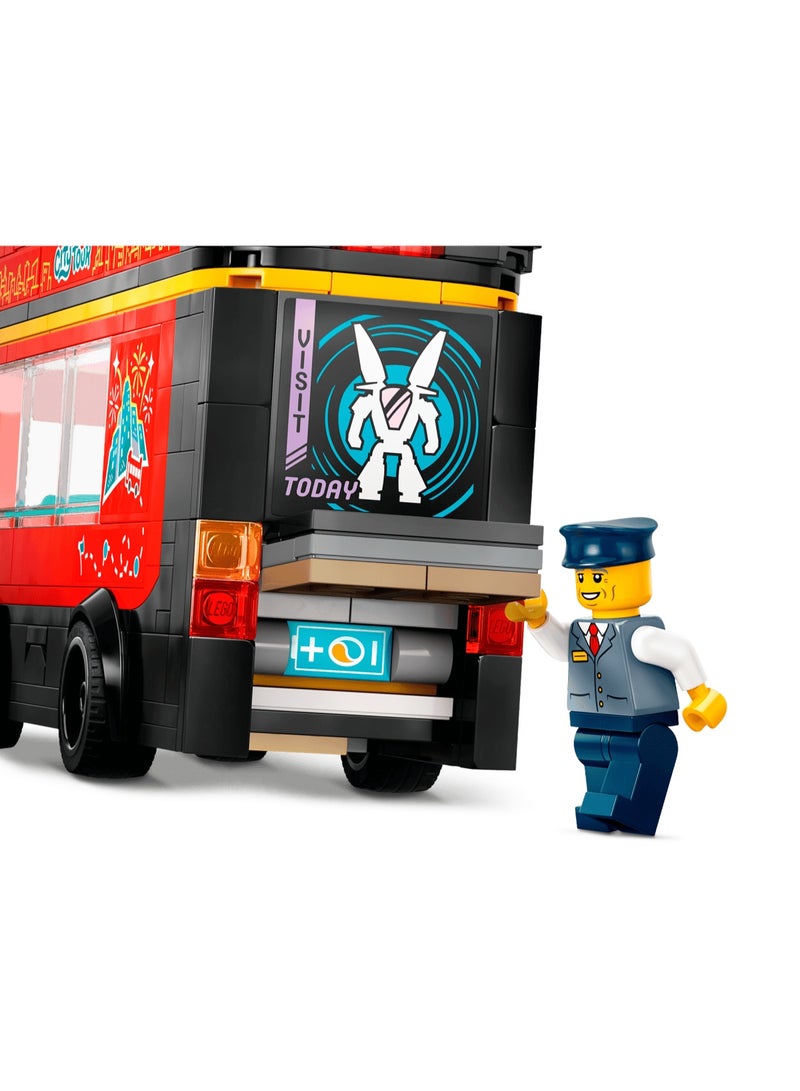 ليغو حافلة سياحية حمراء ذات طابقين - Image 5