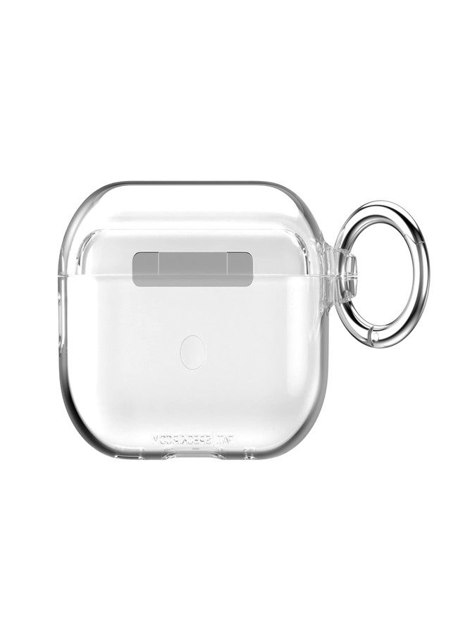 Speck Products Presidio Clear for Airpods Pro 2nd/1st Generation Case, Clear/Bright Silver - Image 2