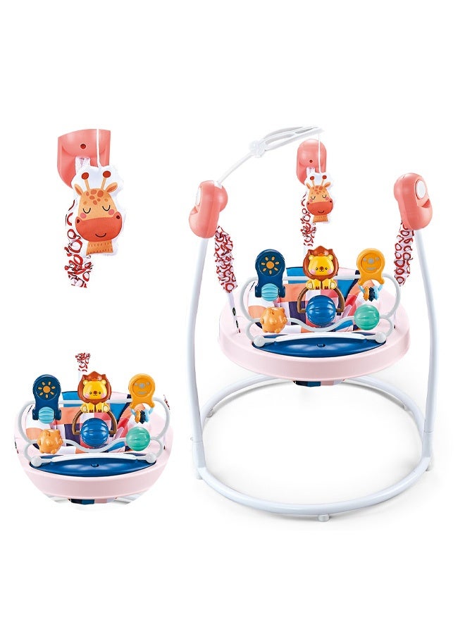 HAYALUX Baby Jumper Bouncer, Adjustable Baby Jumper Walker, Infant Activity Cneter With Squeeze to Sound Toy Pendant And Music - Image 2