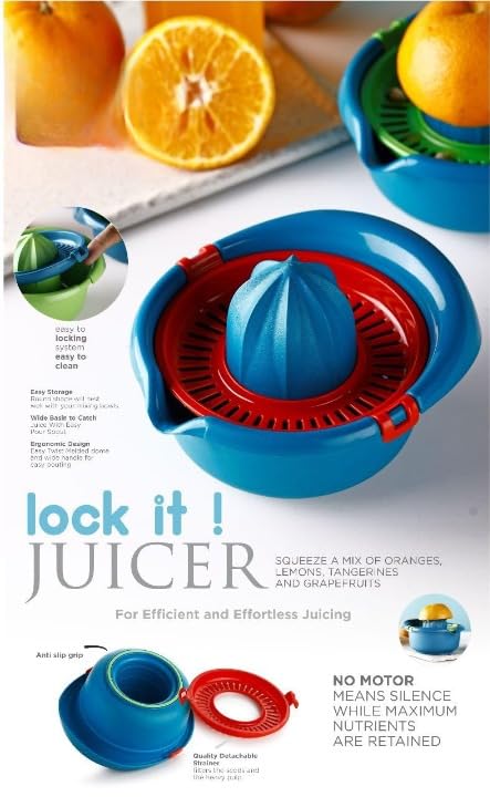 Aktnil Heavy Duty Hand Press Manual Fruit Juicer Effortless Citrus Extraction for Fresh Healthy Juices Orange Squeezer - Image 2