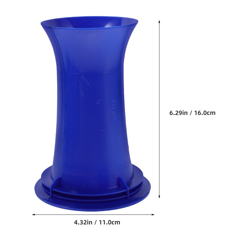 Speaker Ports 4Pcs Subwoofer Port Tubes Enhance Bass Clarity For Car Entertainment Blue Plastic - Image 2
