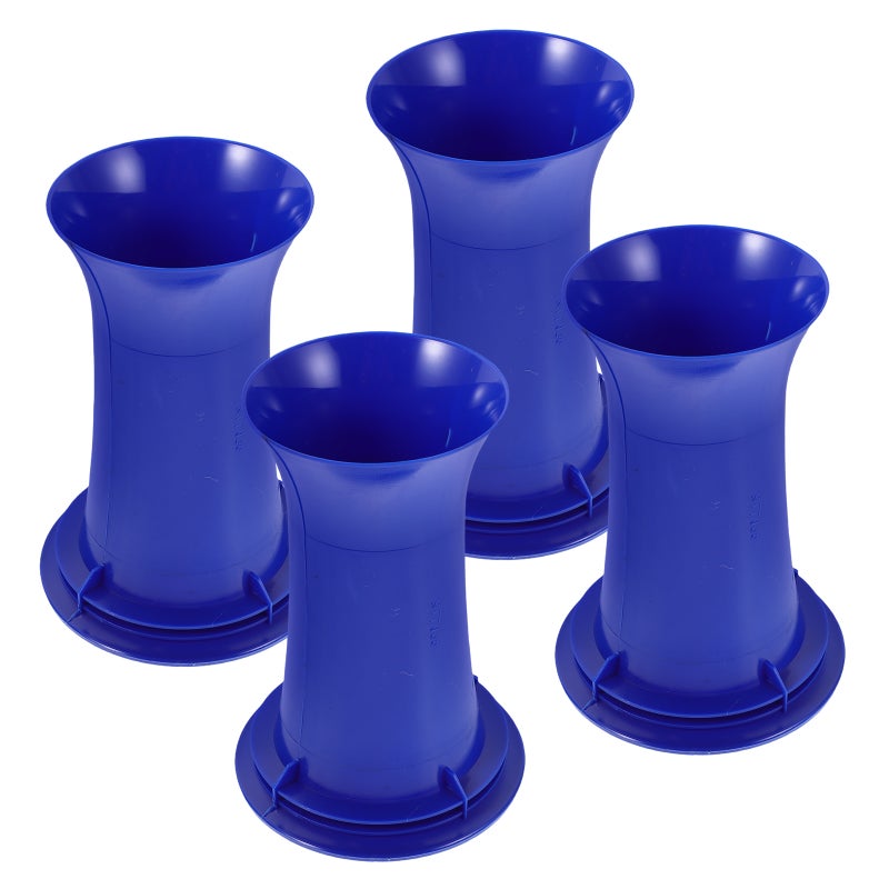 Speaker Ports 4Pcs Subwoofer Port Tubes Enhance Bass Clarity For Car Entertainment Blue Plastic - Image 1