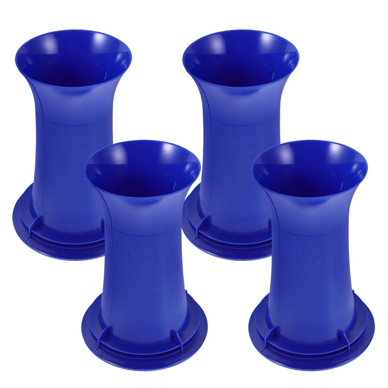 Speaker Ports 4Pcs Subwoofer Port Tubes Enhance Bass Clarity For Car Entertainment Blue Plastic - Image 5