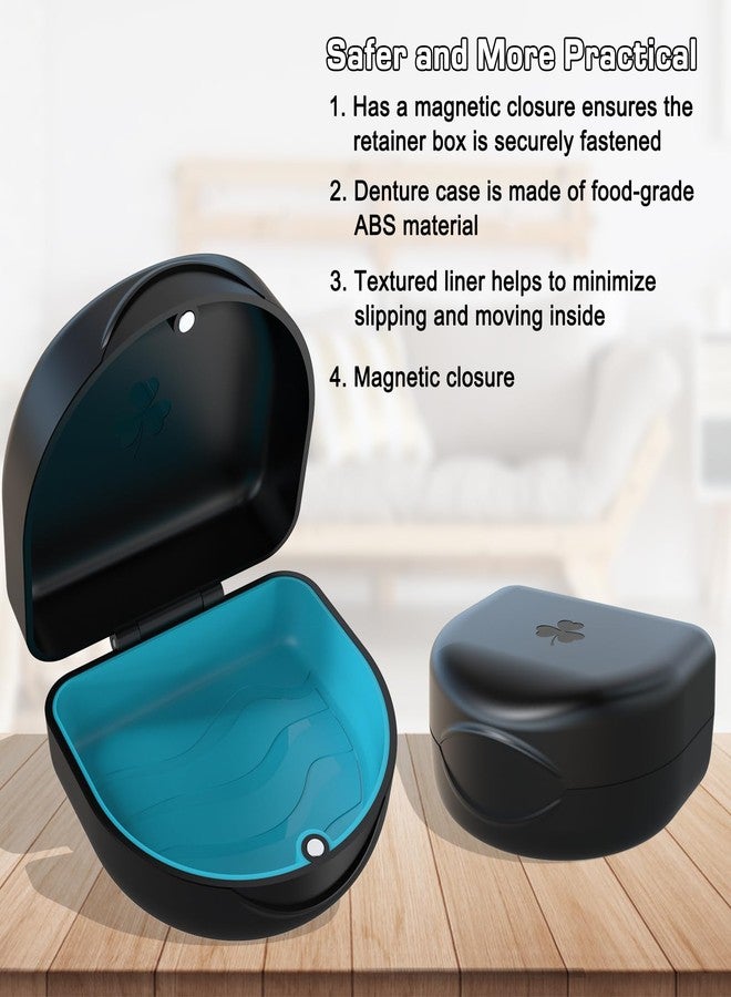 JJOVCE Retainer Case,Orthodontic Mouthguard Cases (Black) - Image 5