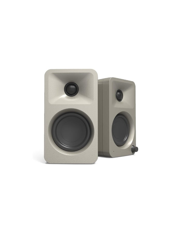 Kanto Audio ORA 100W Powered Reference Desktop Speakers with USB-C Input and Bluetooth-Moon, Pair - Image 1