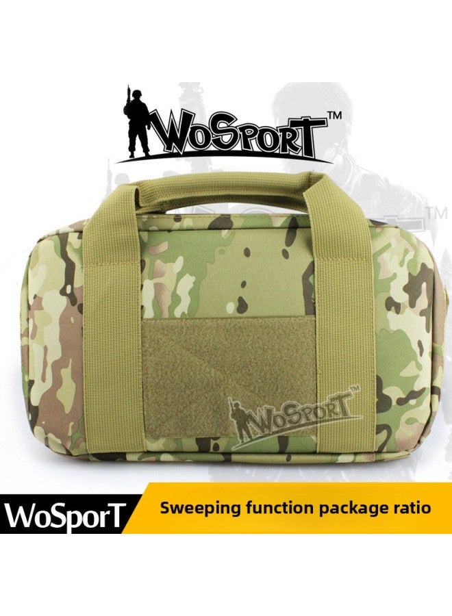Generic WoSporT Direct Leisure Portable Functional Bag II Camping Outdoor Tactical Camouflage Special Bag-Color:Black  - Image 2