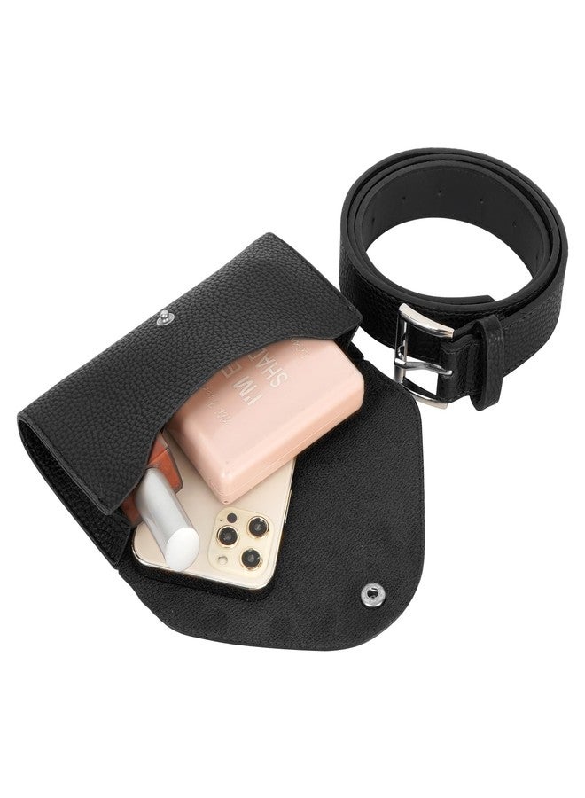 Lobagve Women Mini Envelope Flap PU Leather Belt Waist Bag Handbag Clutch Cell Phone Pouch Coin Purse - Image 5