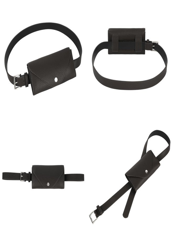 Lobagve Women Mini Envelope Flap PU Leather Belt Waist Bag Handbag Clutch Cell Phone Pouch Coin Purse - Image 3