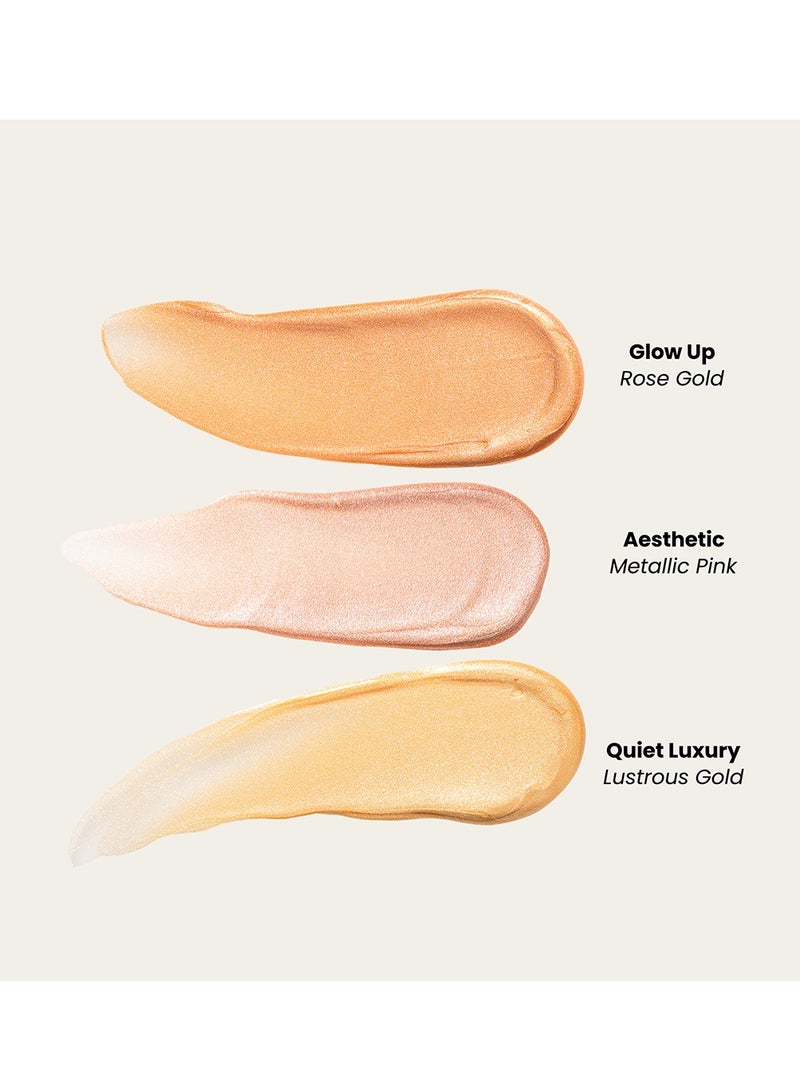 loca Loca Highlighter 02 Aesthetic Metallic Pink  - Image 2