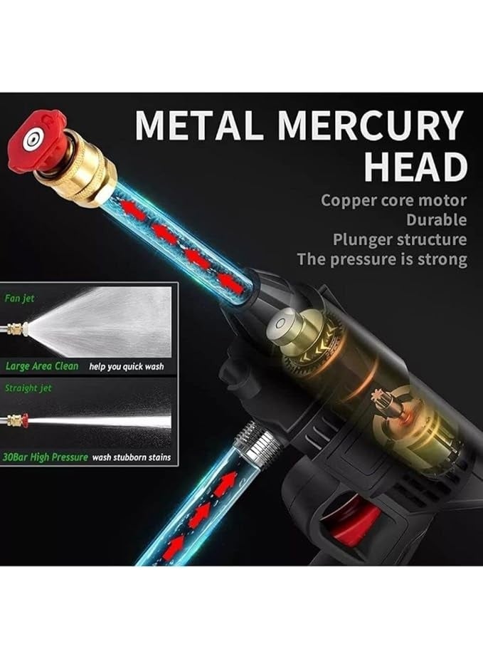 48V Cordless Rechargeable Water Gun - For Versatile Cleaning and Washing - Image 4