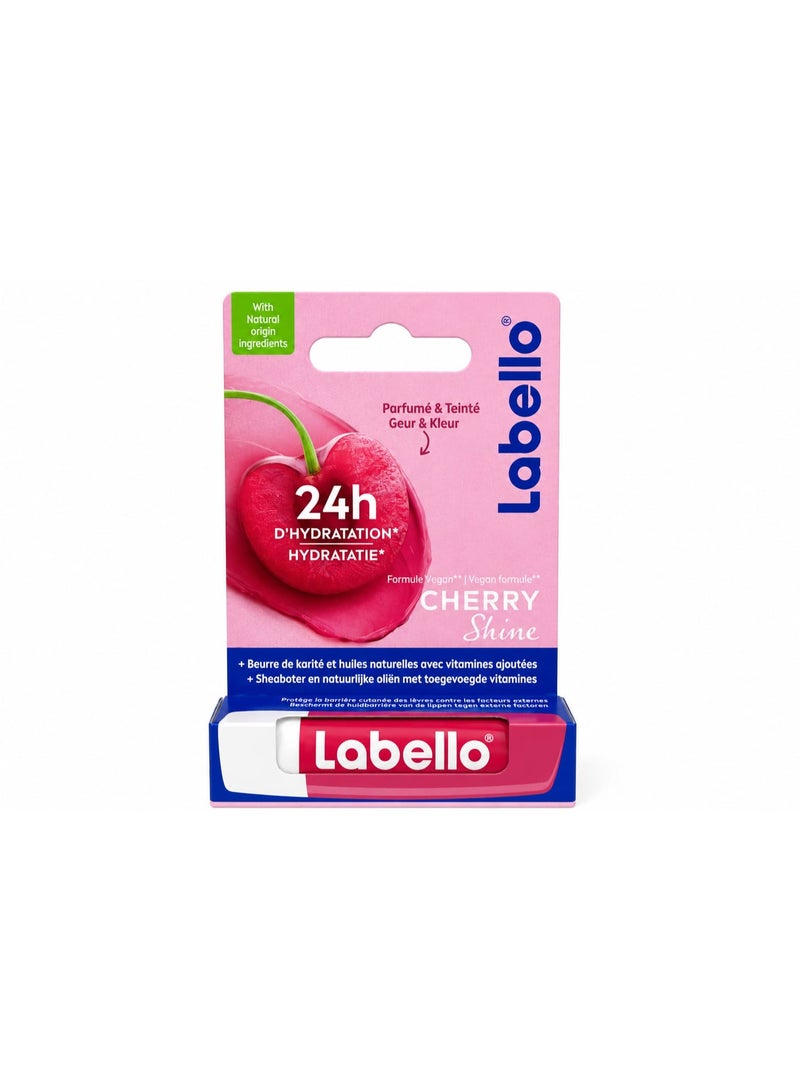 Labello Moisturizing Lip Balm, Cherry Shine, 4.8g (Pack of 6) - Image 2