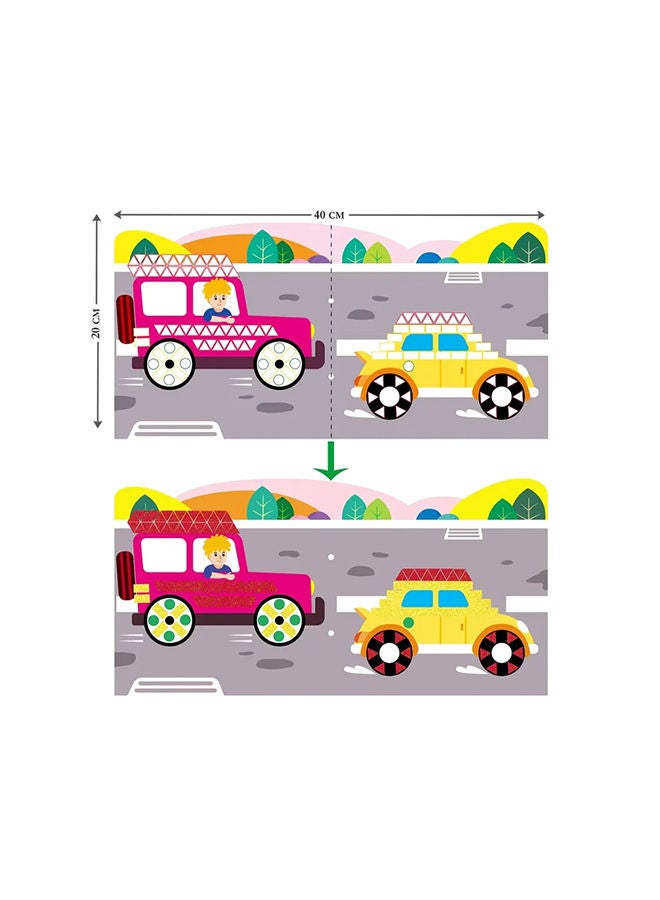 Avenir Cars Mosaic Junior Kit: Fun Diy Activity for Kids Improve Coordination and Perception of Colors Ideal Gift for Kids 3+ - Image 4