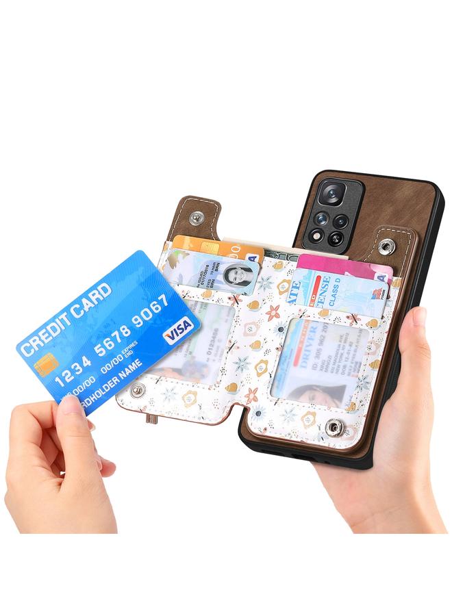 S-TOP Case For Redmi 9C Retro Painted Zipper Wallet Back Phone Case - Image 4