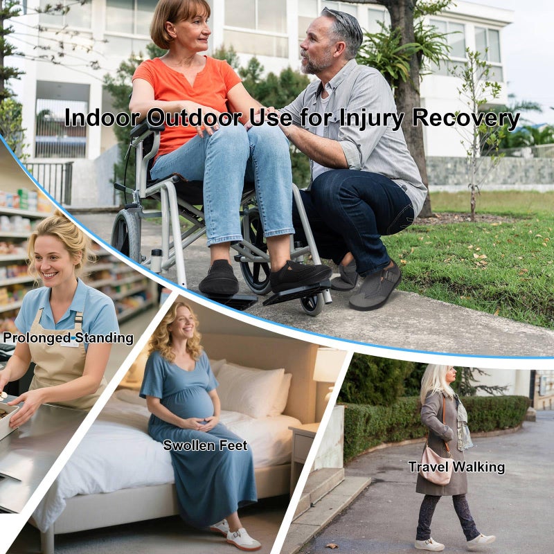 BARERUN Barefoot Walking Shoes for Women Minimalist Casual Zero Drop Workout Cross-Trainer Hiking Wide Toe Box Grounded Footwear Weightliftin Black Women Size 8.5 Wide - Image 2