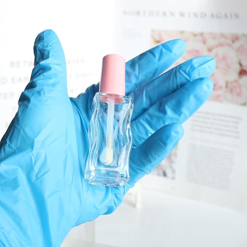COSIDEA 30 pcs 10ml Pink Empty glass lip gloss tubes lipgloss tube container bottles for oils liptin packing whole sale in bulk - Image 3
