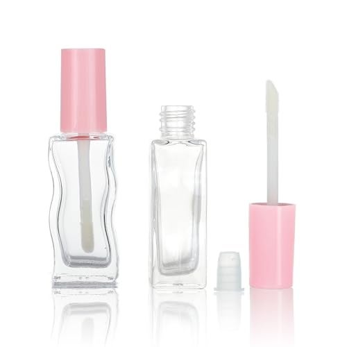 COSIDEA 30 pcs 10ml Pink Empty glass lip gloss tubes lipgloss tube container bottles for oils liptin packing whole sale in bulk - Image 1