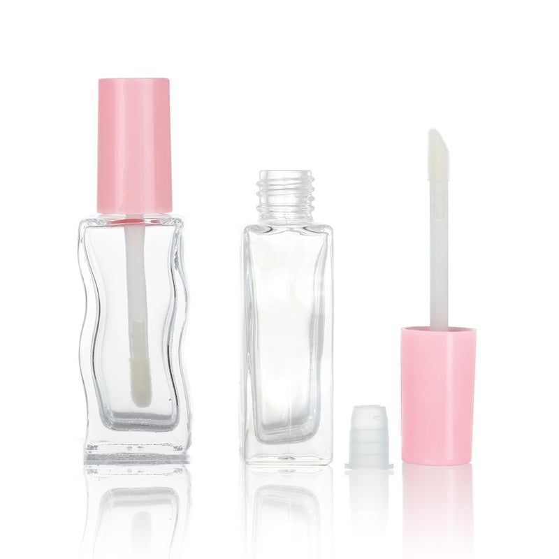 COSIDEA 30 pcs 10ml Pink Empty glass lip gloss tubes lipgloss tube container bottles for oils liptin packing whole sale in bulk - Image 2
