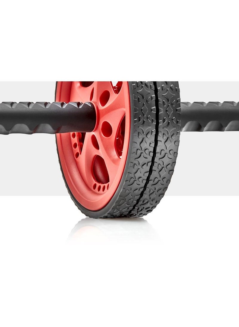 ريبوك عجلة البطن ريبوك – أداة لتقوية عضلات الجسم الأساسية – تصميم مزدوج للعجل لتحقيق التوازن والثبات - Image 5