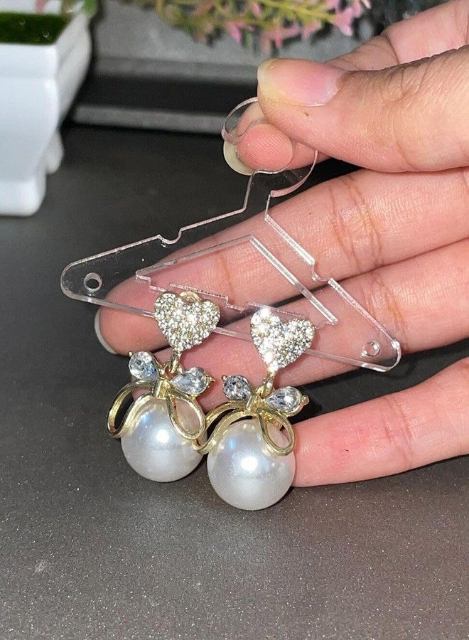 BEAUTIVIA Simple Korean Pearl Stud Earrings Classic Everyday Look - Image 5